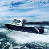 Bateau de pêche en aluminium Gospel de 25 pieds, yacht sportif soudé, croiseur rapide, bateau de plaisance, moteur hors-bord 250-350 CV, garantie 3 ans