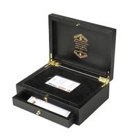 Boîte cadeau en bois pour parfum, vernis brillant de luxe, avec fermeture magnétique, personnalisée, 100 ml, boîte cadeau en bois pour parfum
