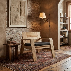 The Mykonos Lounge <b>Chair</b>, which combines modern design and comfort, is perfect for relaxing outdoors or indoors. - Product Image 4