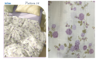 Ensemble de literie 3 pièces en polyester de luxe à imprimé floral respirant double face, housse de couette et drap, taille Queen/King, personnalisé