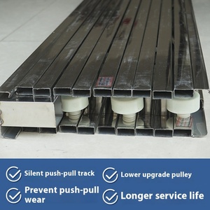 QiFan QF-162 Puerta Corredera de Acero Inoxidable Personalizable para Balcón de Villa, Moderna, Retráctil, Apertura Automática, Impermeable, Premium - Product Image 3