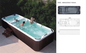 Di lusso di nuoto getti 8-12 persone vasca vasca idromassaggio all'aperto - Product Image 3