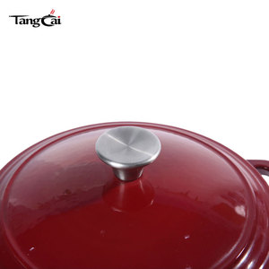 <span class=keywords><strong>Cocotte</strong></span> en <span class=keywords><strong>fonte</strong></span> <span class=keywords><strong>émaillée</strong></span> à double poignée, avec réduction en gros, pour les grands magasins - Product Image 5