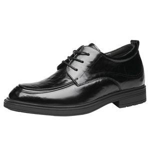 Fapai Men's Formal Leather Shoes Black Lace-Up Office Business Dress Shoes Four Seasons Wear - Product Image 5