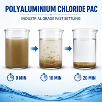 Coagulant pour stations d'épuration, chlorure de polyaluminium (PAC), produit chimique