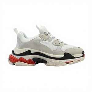 Chaussures de course décontractées YJJ pour hommes et femmes, baskets plateforme en cuir, noir, blanc, beige, gris foncé, orange, vert, tendance mode, sport - Product Image 3