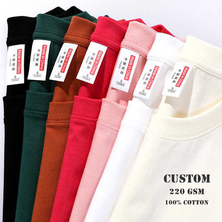 Shop 220 Gsm Cotton T Shirts - Wholesale & Custom Printing