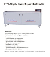 Ductilímetro de Asfalto con Pantalla Digital STYD-2, Aparato de Prueba de Ductilidad y Elasticidad del Asfalto para Baño de Agua de Betún