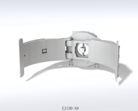 Pince à rouleaux en acier Q345 poli série LDSJ ZJ13H, rotation à 360°, verrouillage hydraulique bidirectionnel, capacité 1-2,5t pour chariots élévateurs