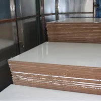 Tablero de MDF blanco de alto brillo, lámina de sublimación de prensa térmica de 3mm y 5mm, tablero de madera en oferta de fábrica