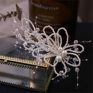 Nouvelle couronne de mariée en cristal de luxe de style baroque, diadème, tiaras pour femmes, accessoires de cheveux de mariée - Product Image 1
