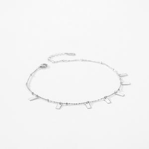 Pulsera de Cadena de Plata de Ley S925 Serie Radiance para Mujer - Joyería Simple y Elegante, Versión de Cobre Personalizable - Product Image 4