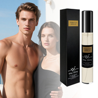 Eau de Parfum Naturelle Écologique pour Homme, Vaporisateur de Voyage Portable 15ml, Noir, Longue Durée, Luxe Moderne, Parfum Boisé Dongfeng