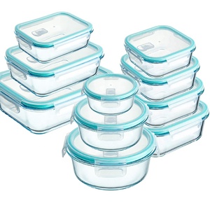 Thủy tinh BoroSilicate cao bữa ăn Prep <span class=keywords><strong>container</strong></span> mà không có ngăn <span class=keywords><strong>container</strong></span> thực phẩm - Product Image 1