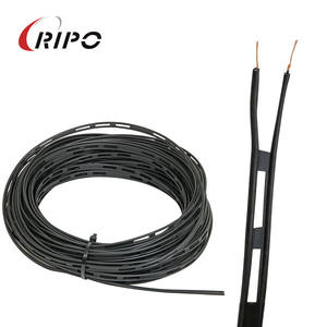 Cable de Alimentación para Antena Coaxial Ripo LINE-450 de 450 Ohmios, Cable de Cobre Sólido Paralelo de 2.2cm de Ancho, Se Vende por Metro, para Radioaficionados y Dipolos - Product Image 1