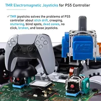 Joystick électromagnétique TMR pour manette PS5 – Kit de remplacement amélioré anti-drift pour capteur analogique 3D de manette de jeu