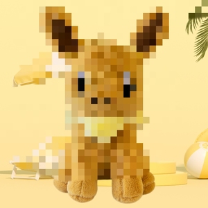 Peluches géantes Pokémon Eevee unisexe en gros, grandes poupées pour machine à griffes, jouets en peluche de personnages de dessins animés pour cadeaux d'enfants - Product Image 3