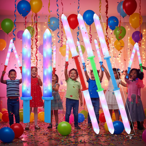 ดาบคู่เรืองแสง Eb ขนาด 44 นิ้ว ของตกแต่งงานปาร์ตี้พลาสติก สไตล์โมเดิร์น - Product Image 2