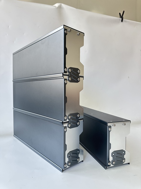 Stackable Aluminum Cassette Tape Cases, Customizable in Color and Logo, Support Mass Production