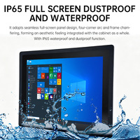 LaimiTouch Nouveau PC industriel sans ventilateur 10,4" 15" 17" 4:3 Écran tactile capacitif Ordinateur Intel Core I5 Robuste DVI/USB