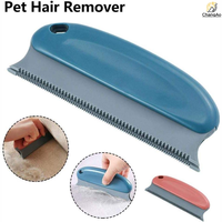 Brosse manuelle en plastique pour enlever les poils d'animaux, grattoir anti-poussière, outil de nettoyage pour vêtements, canapés, tapis et meubles de maison