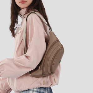 Women's Chest Bag Multiple Pockets Water Resistant Pink Gray Purple Green Khaki Brownish Red Black Summer 2026 Crossbody Bag - Product Image 4