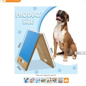 Solid Wood Dog Cat Nail File 25Cm Foldable Pet Nail Board <b>Scratching</b> <b>Post</b> - Product Image 4