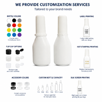 Bouteilles en plastique médical PE blanches, fourniture d'usine, flacons pulvérisateurs portables pour la pulvérisation de jus de pastèque