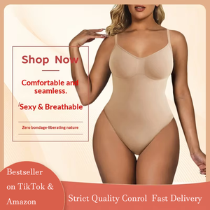 Body Moldeador Sin Costuras para Mujer, Control de Abdomen, Estilo Europeo-Americano - Product Image 2