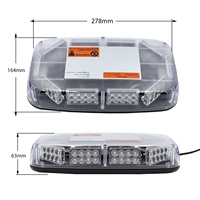 Barre lumineuse d'avertissement LED d'urgence SAE ECE R10 R65 pour véhicule, barre lumineuse de toit de voiture de patrouille, haute qualité