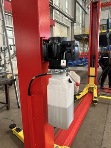 Gantry <span class=keywords><strong>Lift</strong></span> lantai bening dua tiang kolom ganda dengan langit-langit terpasang jelas pengangkat lantai rilis Bilateral kunci - Product Image 5