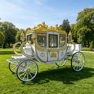 Carruaje Eléctrico Chino Estilo Princesa Real con Caballos - Product Image 4