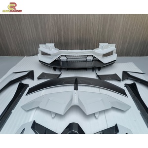 ชุดแต่งตัวถังรถยนต์คาร์บอนไฟเบอร์แบบแห้ง SVJ Style Prepreg พร้อมกันชน ฝากระโปรงหน้า สปอยเลอร์หลัง สำหรับรถยนต์แลมโบ กูร์ดิโอ รุ่น Aventador LP700 ปี 2011-2015 - Product Image 5