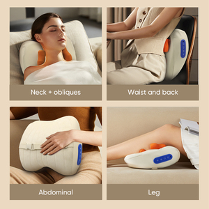 Nuevo Masajeador Eléctrico Shiatsu <span class=keywords><strong>para</strong></span> Cuello, Hombros, Espalda Lumbar, Rodillo <span class=keywords><strong>para</strong></span> Espalda, <span class=keywords><strong>Almohadilla</strong></span> de Masaje Shiatsu Superior e Inferior - Product Image 4
