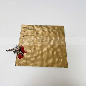 Lámina Decorativa de Acero Inoxidable EX167 4X8 pies con Efecto Ondulado, Personalizable, Acabado en Relieve 3D, Serie 300, 304, 316, para Doblado y Corte - Product Image 4