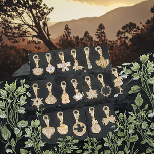 Colgante Desmontable de Acero Inoxidable con Forma de Mariposa de <span class=keywords><strong>Latón</strong></span> para Mujer y Niña, Ideal para Creación de Pulseras Minimalistas - Product Image 3