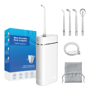 Mini Hydropulseur Dentaire Électrique Portable en Plastique, 3 Modes, Étanche IPX5, Logo Personnalisé OEM pour Nettoyage Buccal - Product Image 1