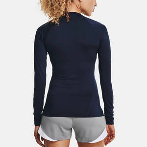 Camiseta de manga larga elástica en 4 direcciones transpirable superligera para <span class=keywords><strong>mujer</strong></span>, Camiseta deportiva de entrenamiento Yogo de ajuste de <span class=keywords><strong>segunda</strong></span> <span class=keywords><strong>piel</strong></span> - Product Image 2