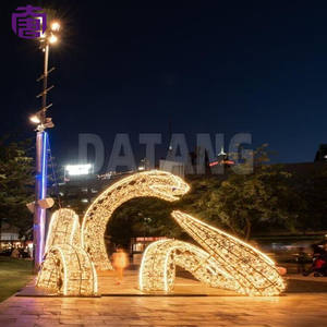 Lumière LED IP65 à motif animal 3D personnalisé (serpent) pour la décoration commerciale en gros, idéale pour les paysages et la saison des fêtes de Noël - Product Image 2