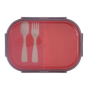 Portable School & Office Bento Lunch <b>Box</b> for Kids for Picnics & Meal Prep Includes Spoon & Fork Plastic Food Container - Product Image 6