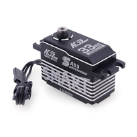AGFrc-cuerno de Metal sin SA33, programable, 33KG, pieza de coche teledirigido, bajo perfil, resistente al agua, Servo inteligente Digital