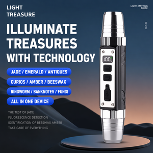 Nuova Torcia UV Portatile in Lega <span class=keywords><strong>di</strong></span> Alluminio, Ricaricabile USB, Impermeabile IP55, <span class=keywords><strong>Luce</strong></span> da Lavoro LED con 6 Colori, Multiuso - Product Image 2