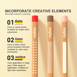 Mideer md6187 dầu dựa trên màu bút chì với các yếu tố sáng tạo nghệ thuật cho sinh viên màu bút chì trẻ em sơn - Product Image 4