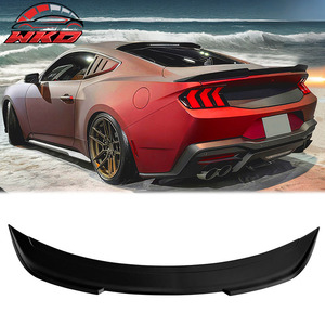 Convient pour Mustang Coupé 2024-2026, Spoiler de coffre style DECK, Noir mat - Product Image 1