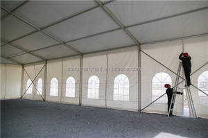 الجملة الأبيض الهندي خيمة زفاف سعر للبيع مع غطاء PVC سقف و الجوانب الألومنيوم الإطار سرادق خيمة - Product Image 5