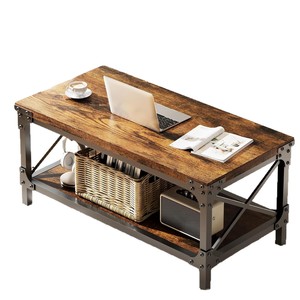 Cross-border home living room coffee <b>table</b>, simple retro style, coffee <b>table</b>, small apartment multi-functional <b>sofa</b> side <b>table</b> - Product Image 5