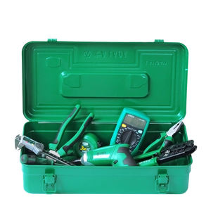 LAOA Caja de Herramientas de Hardware Grueso, Caja de Almacenamiento de Herramientas de Hierro de Gran Capacidad con Capas Interiores Splendor LaoA - Product Image 4