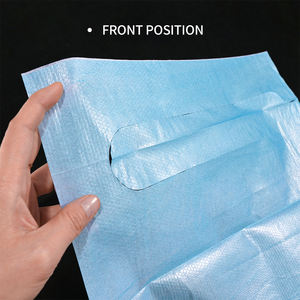 20 unids/bolsa Baberos lavables para adultos bolsillo de arroz para ancianos portátil impermeable alimentación almuerzo comida ancianos desechables envejecido para personas mayores - Product Image 4