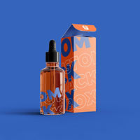 Boîtes d'Emballage Personnalisées de Luxe avec Logo, Biodégradables, Pliantes, en Carton, pour Cosmétiques, Huile Capillaire, Parfum, Rouge à Lèvres