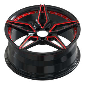 Jantes concaves rouges et noires en 2 pièces, étoile noire et rouge, 17 18 19 20 <span class=keywords><strong>21</strong></span> 22 pouces, pour modèles <span class=keywords><strong>Mercedes</strong></span> Benz Gls450 24 - Product Image 3
